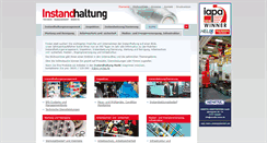 Desktop Screenshot of markt.instandhaltung.de